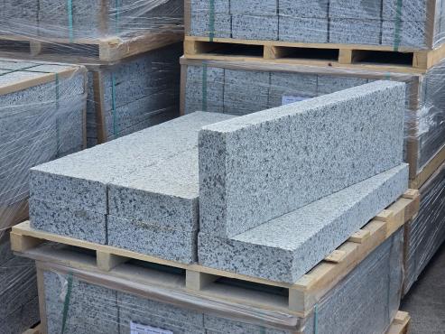 Helehall graniitäärekivi H-Grey, 100x30x10 cm